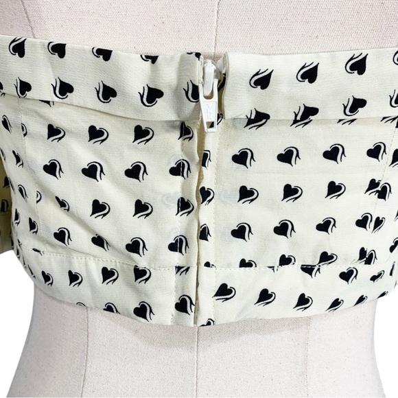 For Love & Lemons Sweetheart Crop Top Size Medium - Picture 9 of 9